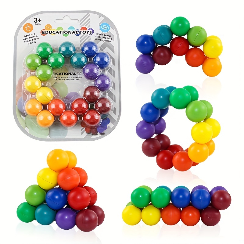 3D Puzzle Magnetic Balls - 216 Magnet Beads