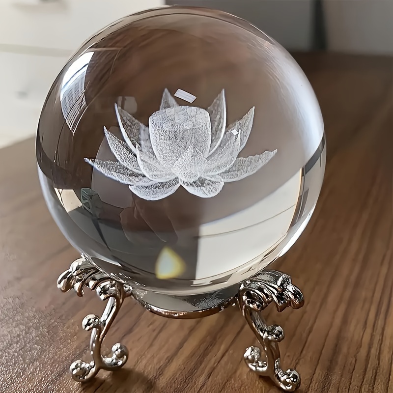  NEW Express$ Venta de Navidad Cristal de cuarzo Flor de loto  Adornos Feng Shui Cristales Flores Regalos Artesanías para la decoración  del hogar Boda : Hogar y Cocina