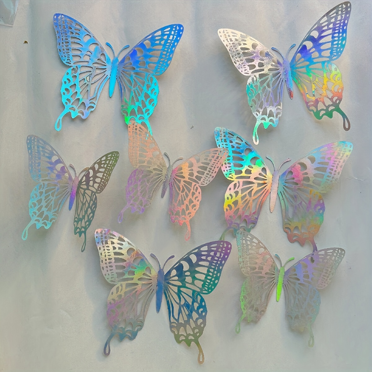 3d Three dimensional Pearlescent Paper Hollow Butterfly Wall - Temu
