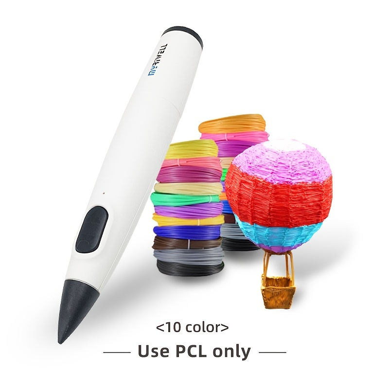 Kit de stylo d'impression 3d stylo d'art de dessin d'imprimante de  bricolage avec 3 couleurs 1.75mm Pla Filaments 