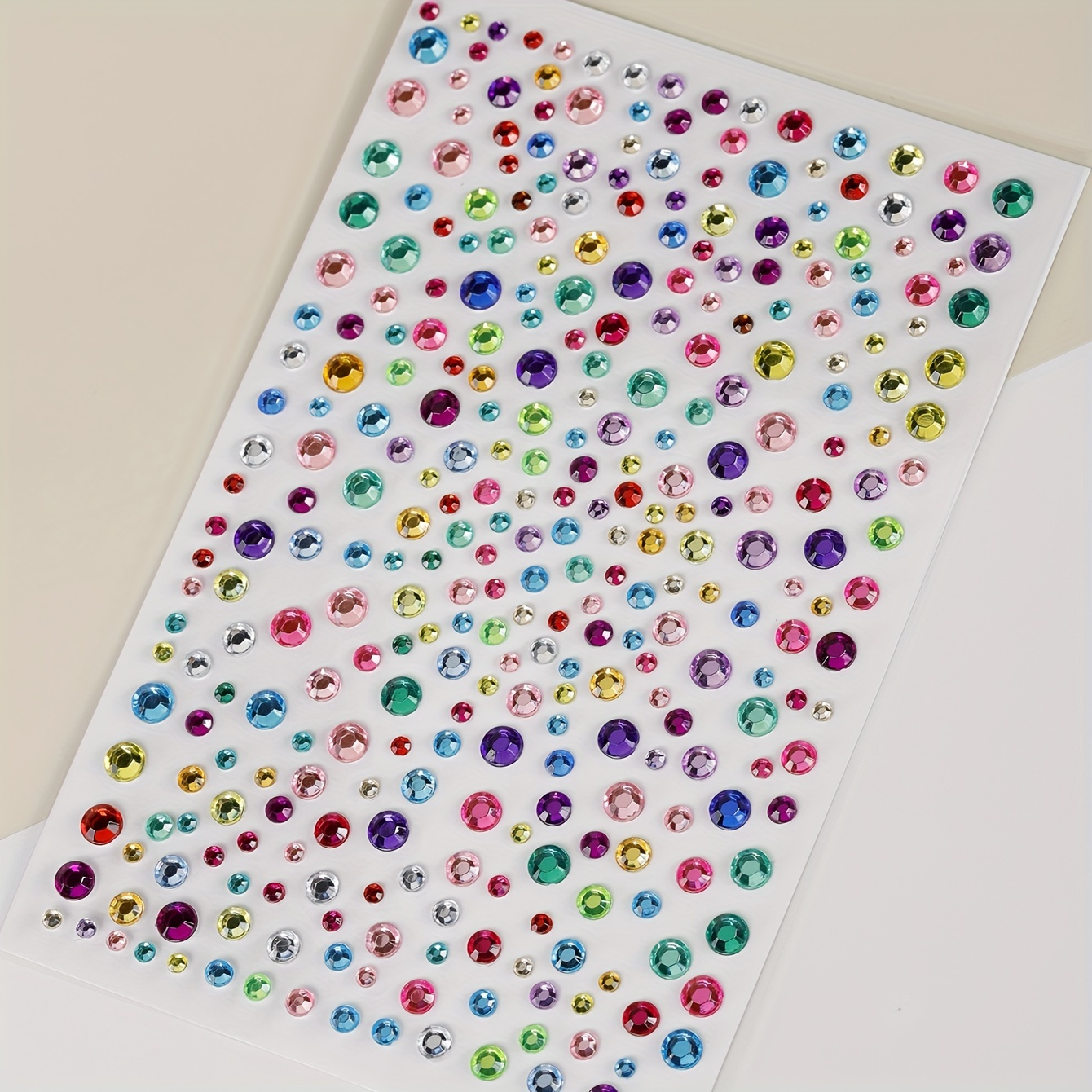 Kawaii Gilding Diamonds 3D Stickers Cute Stickers, Crystal Gemstones  Diamond Shape Decorative Stickers, Scrapbook Journal Planner Sticker 
