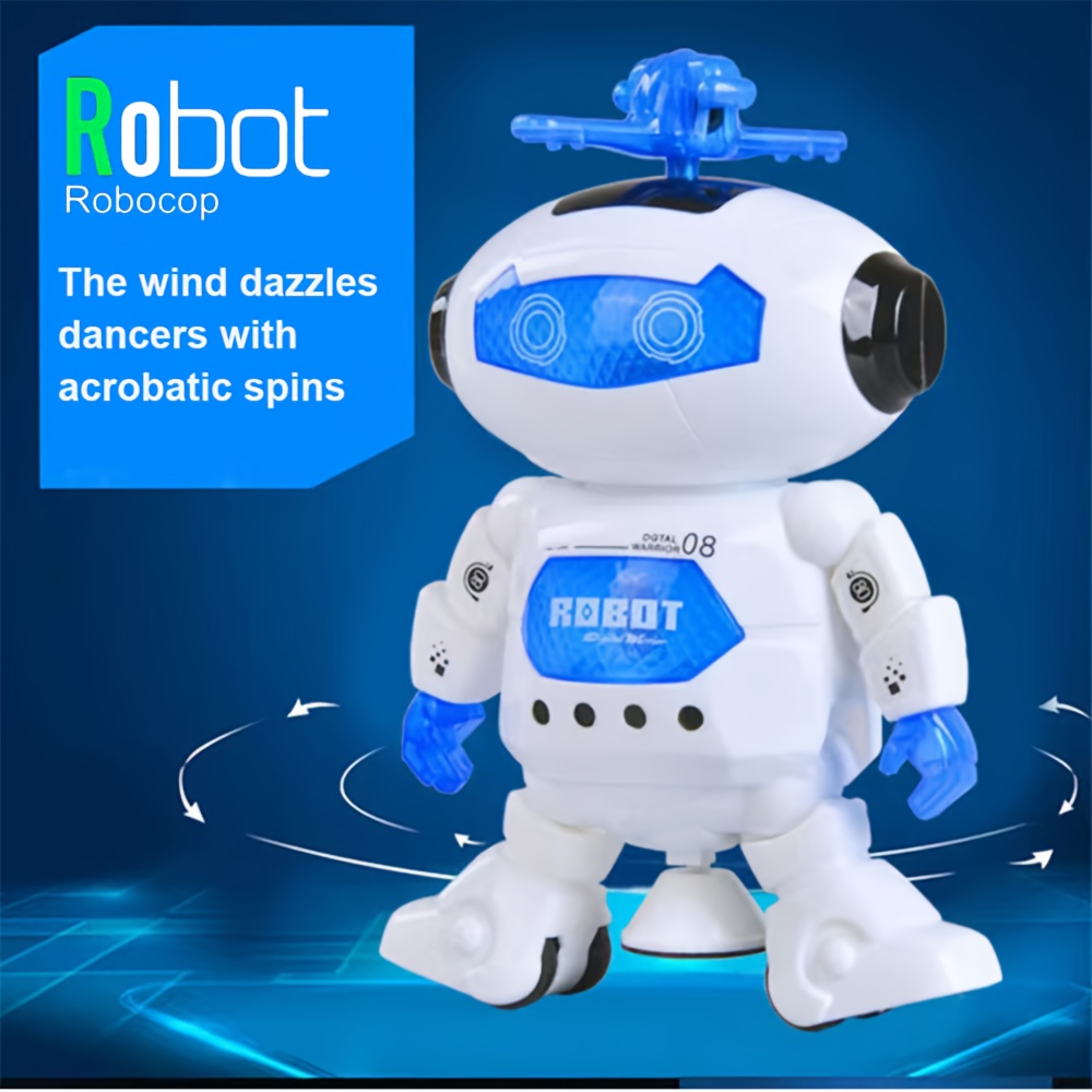 Robots électroniques Intelligent électronique danse Robot jouet LED coloré  Flash lumière musique marche chant Robot pour enfants éducatifs cadeaux de