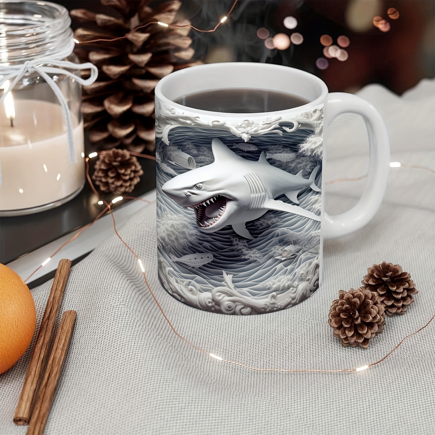 Dolphin Tumbler With Handle And Straw Dolphin Heart Tumbler, Large Capacity  Stainless Steel Dolphin Travel Coffee Mug, Dolphins - Temu