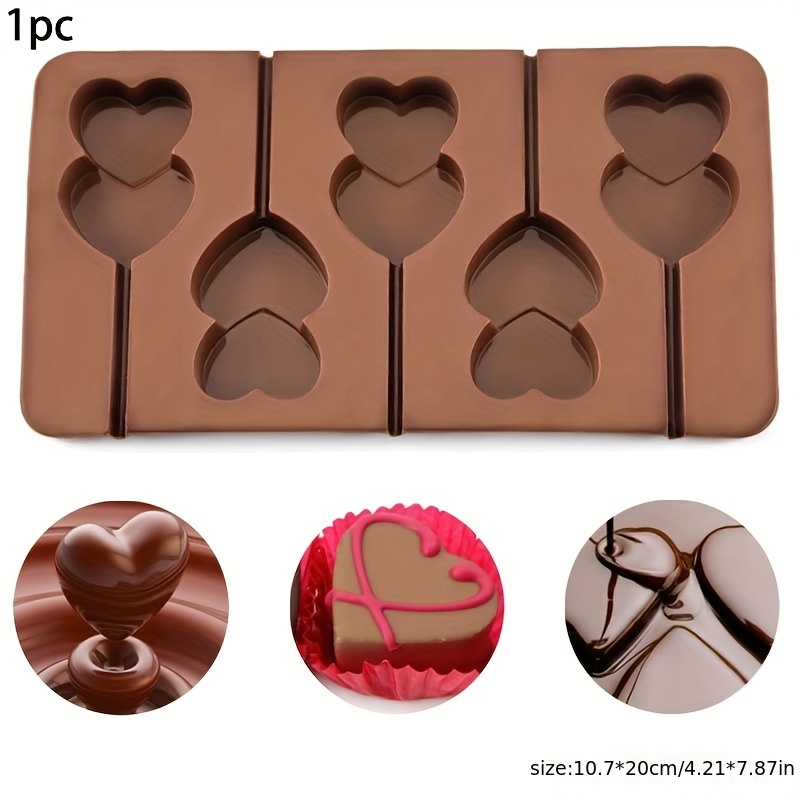  3Pcs Valentine's Day Silicone Baking Molds Heart Shape Silicone  Molds Valentines Day Heart Donut Mold Heart Bear Chocolate Candy Mold for  Cake Pudding Jellies Ice Cube Handmade Soaps Candles Wax Melts 
