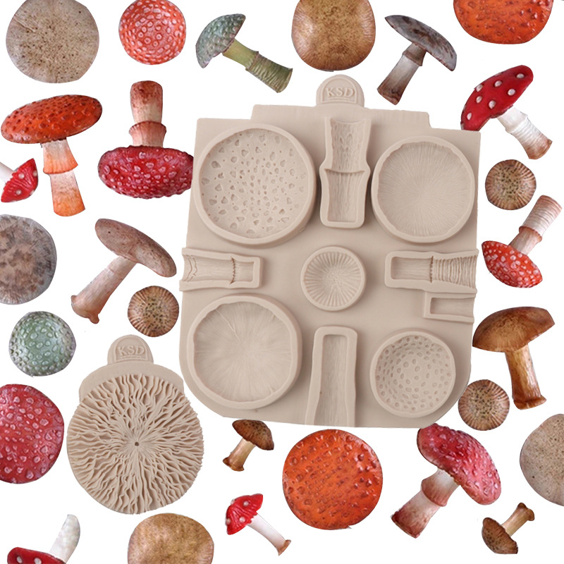 mostsom Silicone Mini Mushroom Candy Molds, Non Stick