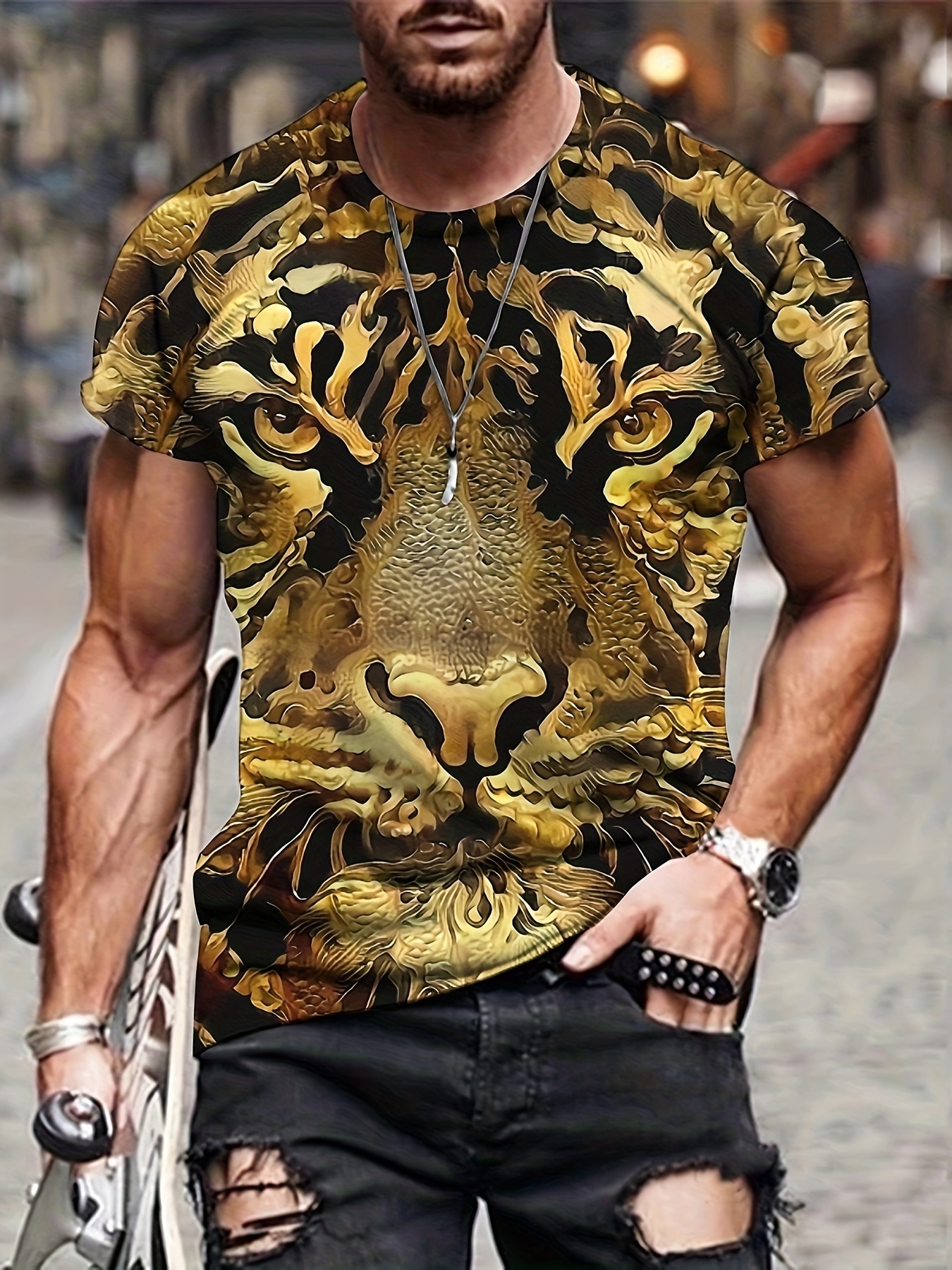 Men's 3D printed T-shirt –