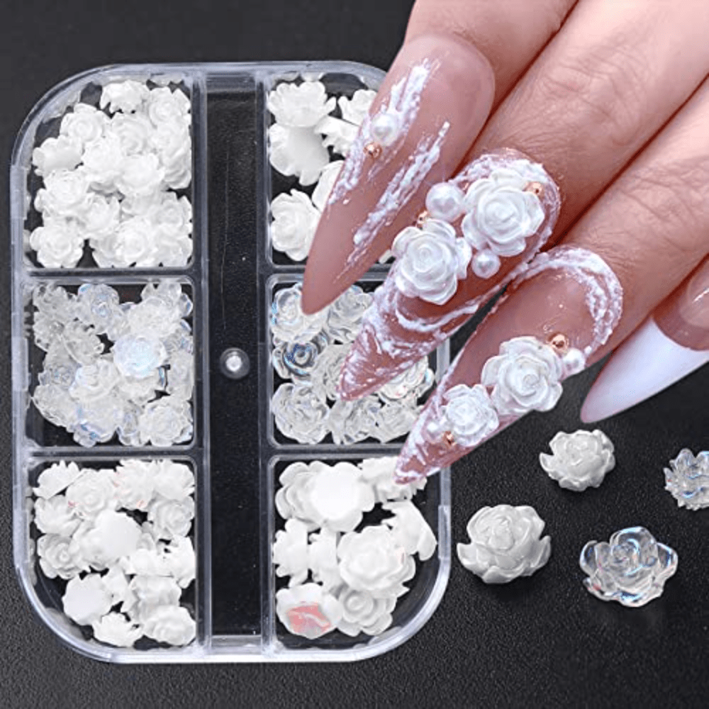 3D Peach Nail Art Charms 90PCS Flatback Resin Light Change Nail Decals for  Acrylic Nail Art Accessories, Heart Love Nail Charms Design for Women Nail