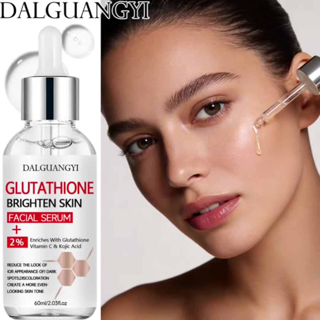 DALGUANGYI Glutathione Serum with Triple Brightening Complex (Glutathione+Niacinamide+Vitamin E) Designed for * & Fatigued Skin. Brightens Tone,, Plus Hyaluronic Acid for Hydration. * Types