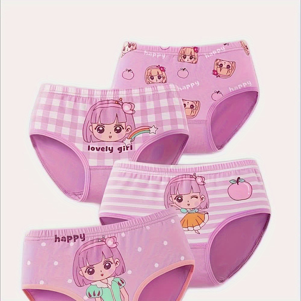 3 Pcs/lot 2018 Children's Cotton Underwear Female Cartoon Printed Baby Girls  Underwear Briefs Panties Girl Panties - Panties - AliExpress