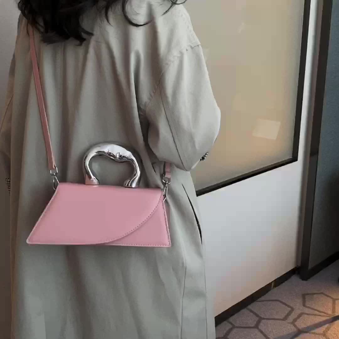 Trendy Niche Design Satchel Bag, Top Handle Flap Purse, Novelty Women's Pu  Leather Purse - Temu Bahrain