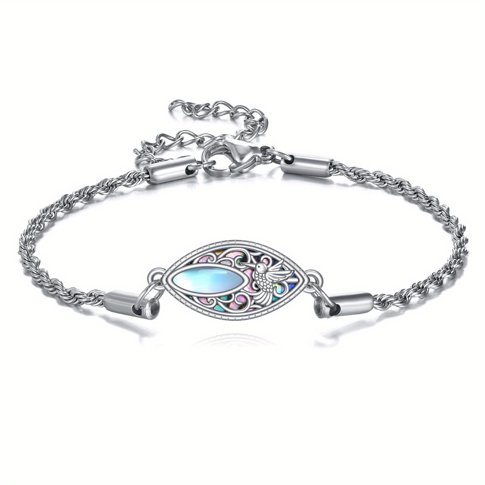 Hummingbird Filigree Bracelet, 925 Sterling Silver