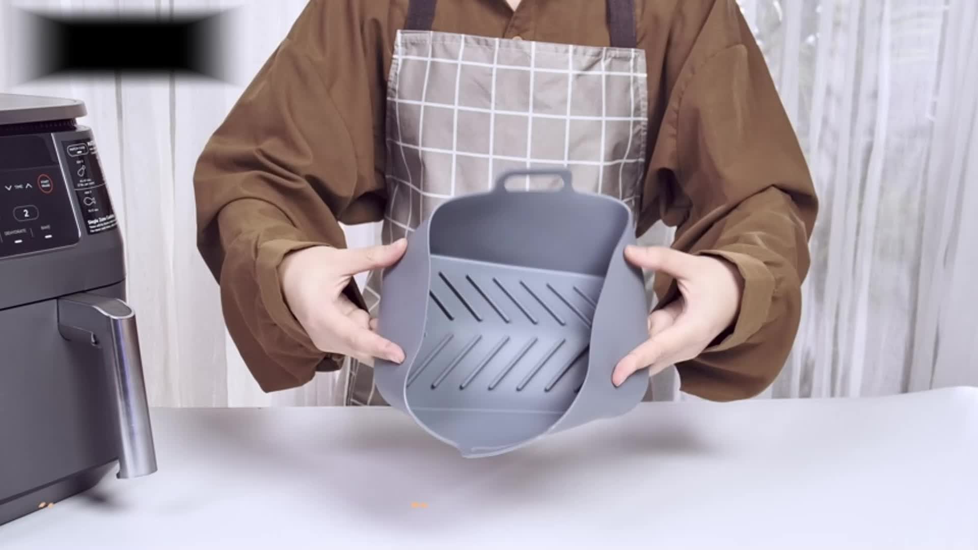 Air Fryer Silicone Pot For Ninja Foodi Dual Dz201 Reusable - Temu