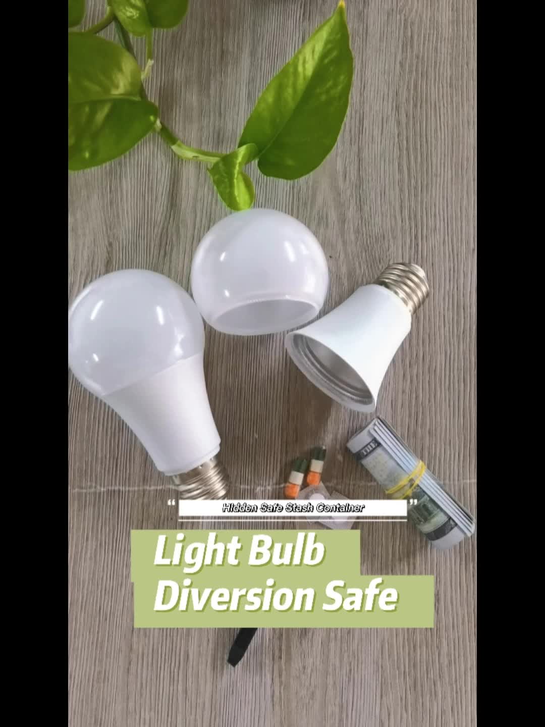 Secure Valuables Discreet Light Bulb Diversion Safe! - Temu