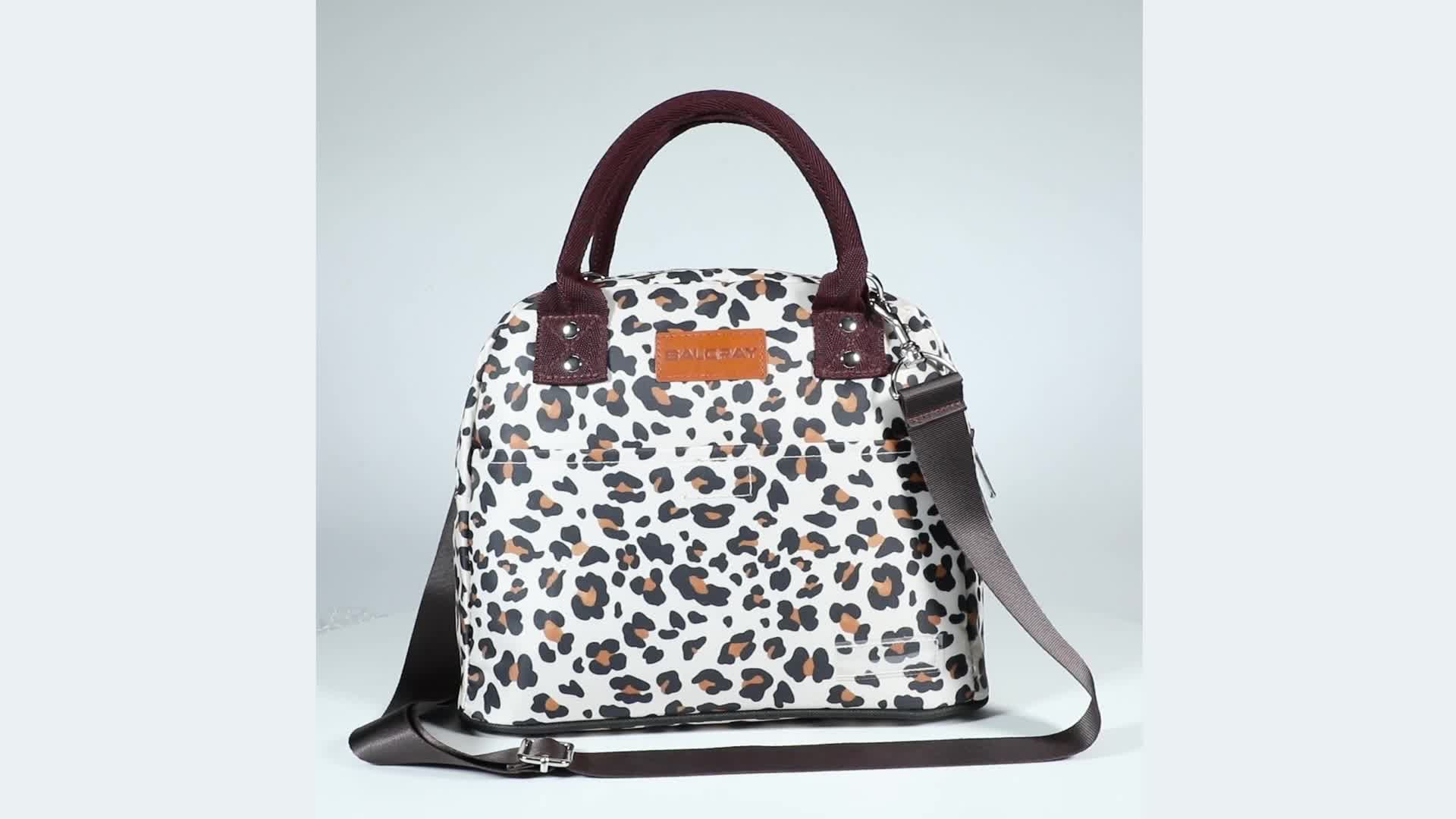 BALORAY Lunch Bag for Women Stylish Lunch Tote Bag Insulated Lunch Cooler  Bag for Women,Perfect for Work/Picnic (G-197L Brown Leopard) : :  Garden & Outdoors