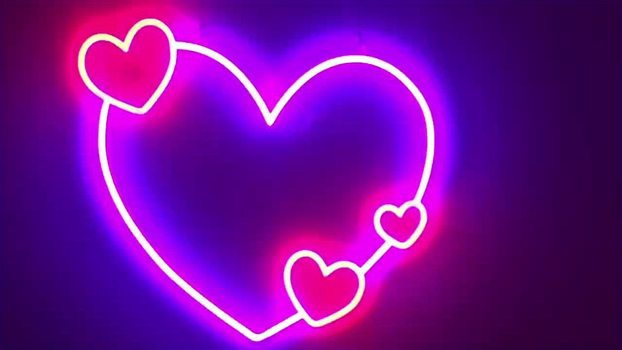 Three Hearts Light Up Wall Art Adorable Neon Heart Sign for Sale