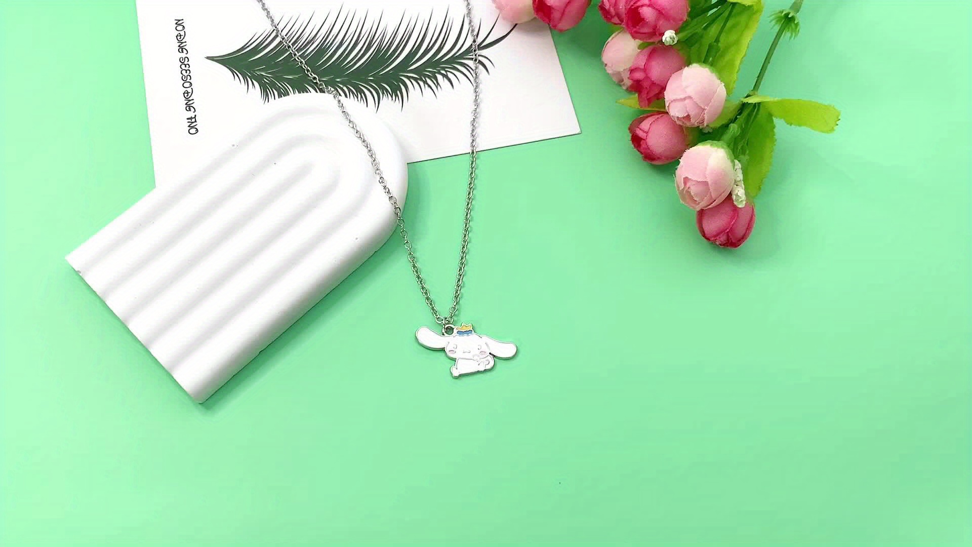 1pcs Sanrio Necklace Cinnamoroll Cartoon Pendant Tassel Necklace Birthday  Gift Kawaii for Girlfriend Neck Chain Jewelry Gift