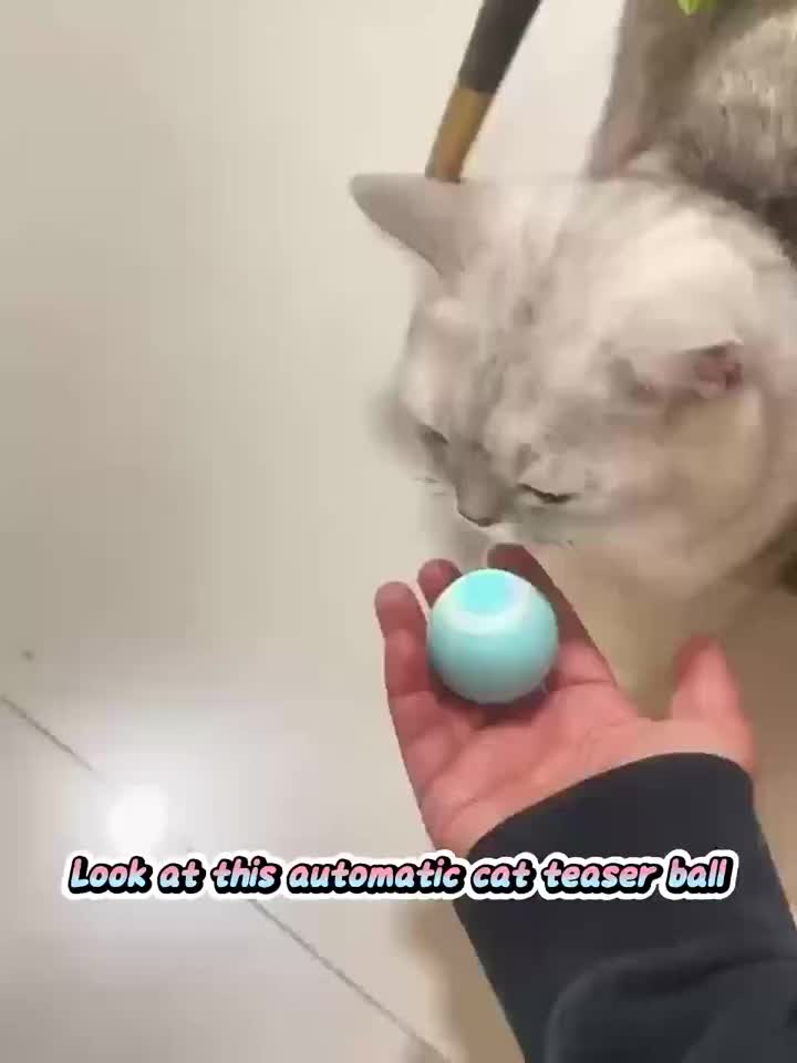 Smart Obstacle-Avoiding Pet Ball, Soft Silicone