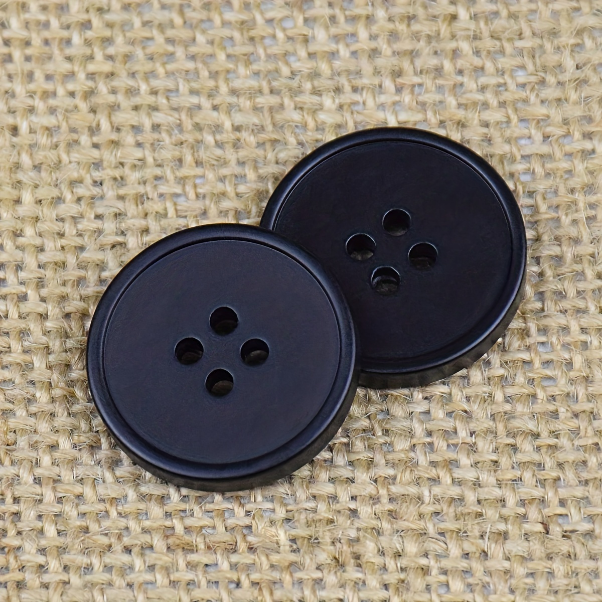 10pcs 30mm Round Brown Buttons For DIY Sewing Crafts Knitting Coat Uniform  Costume Shirt Crochet Card Making Scrapbooking