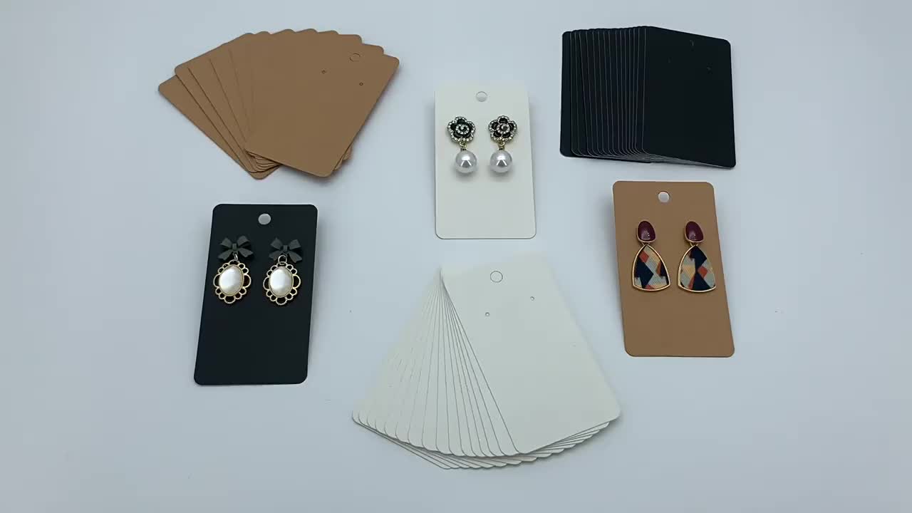Jewelry Display Cards Printed Kraft Paper For Earrings - Temu