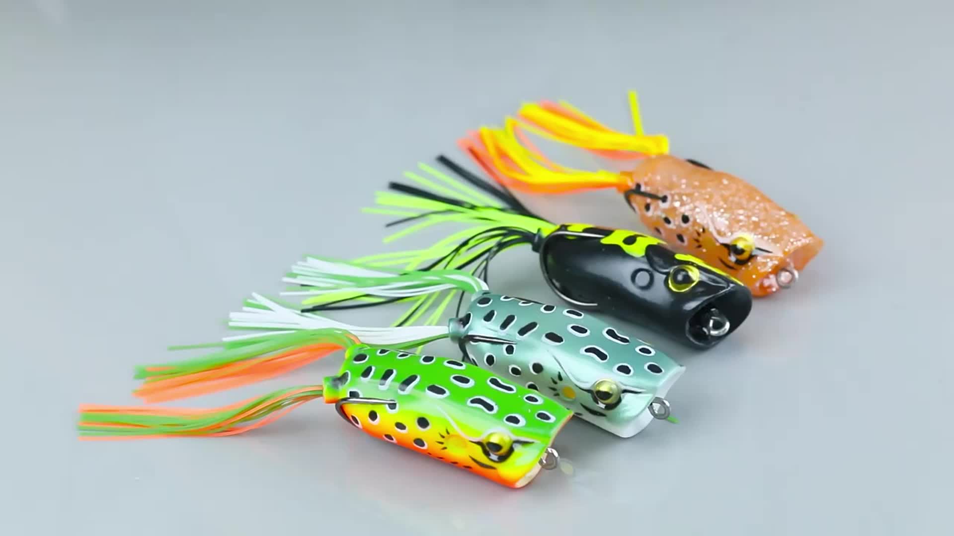 Artificial Floating Popper Fishing Lure Bionic Thunder Frog - Temu