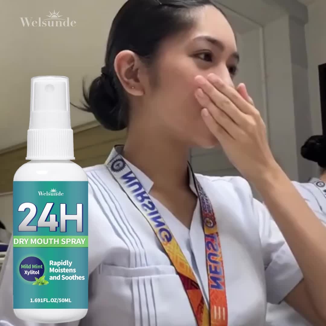 24H Dry Mouth Spray for Instant Relief and Fresh Breath