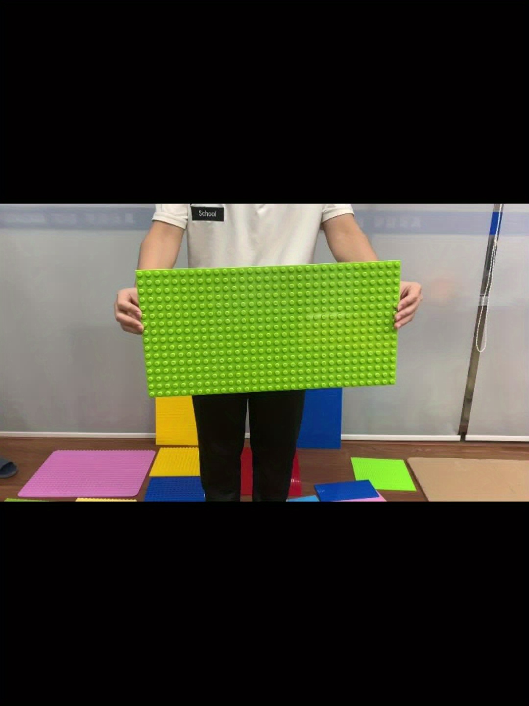 KIDNOAM Mixed ABS Building Blocks 1x2 Studless Interlocking Bricks Bulk Set