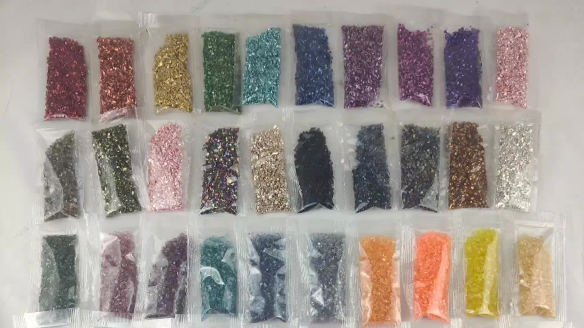 Stained Glass Non porous Gravel Beads Gem Stones Crushed - Temu