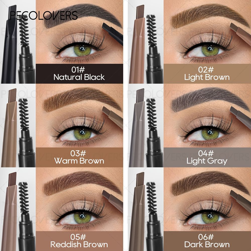 Makeup Brush and Eyebrow Comb Set