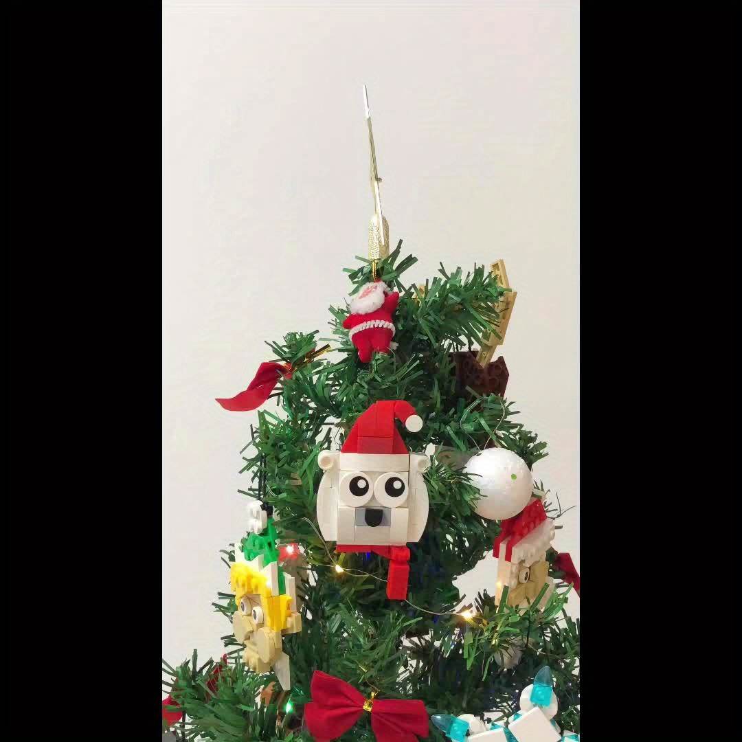 DIY Holiday Ornaments Gift Set - Puzzle Construction Toy Block