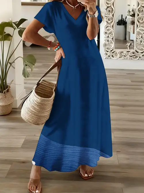 maxi royal blue dress sold on Temu United States maxi royal blue dress sold on Temu United States