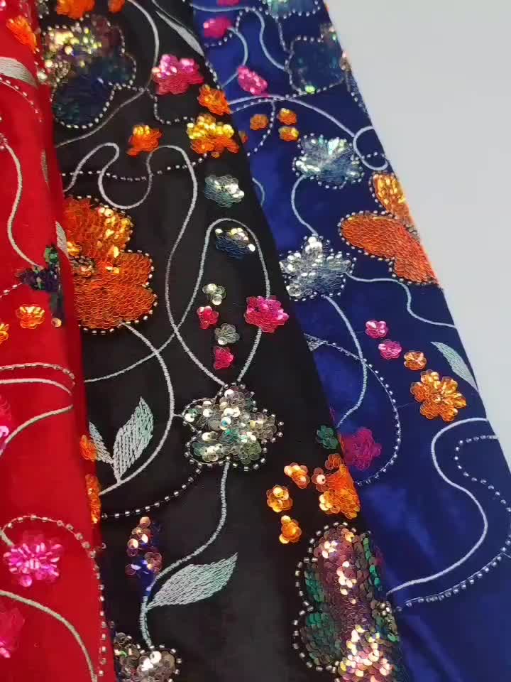 5yards Soft Velvet Embroidery Special Non tumbling Sequin - Temu