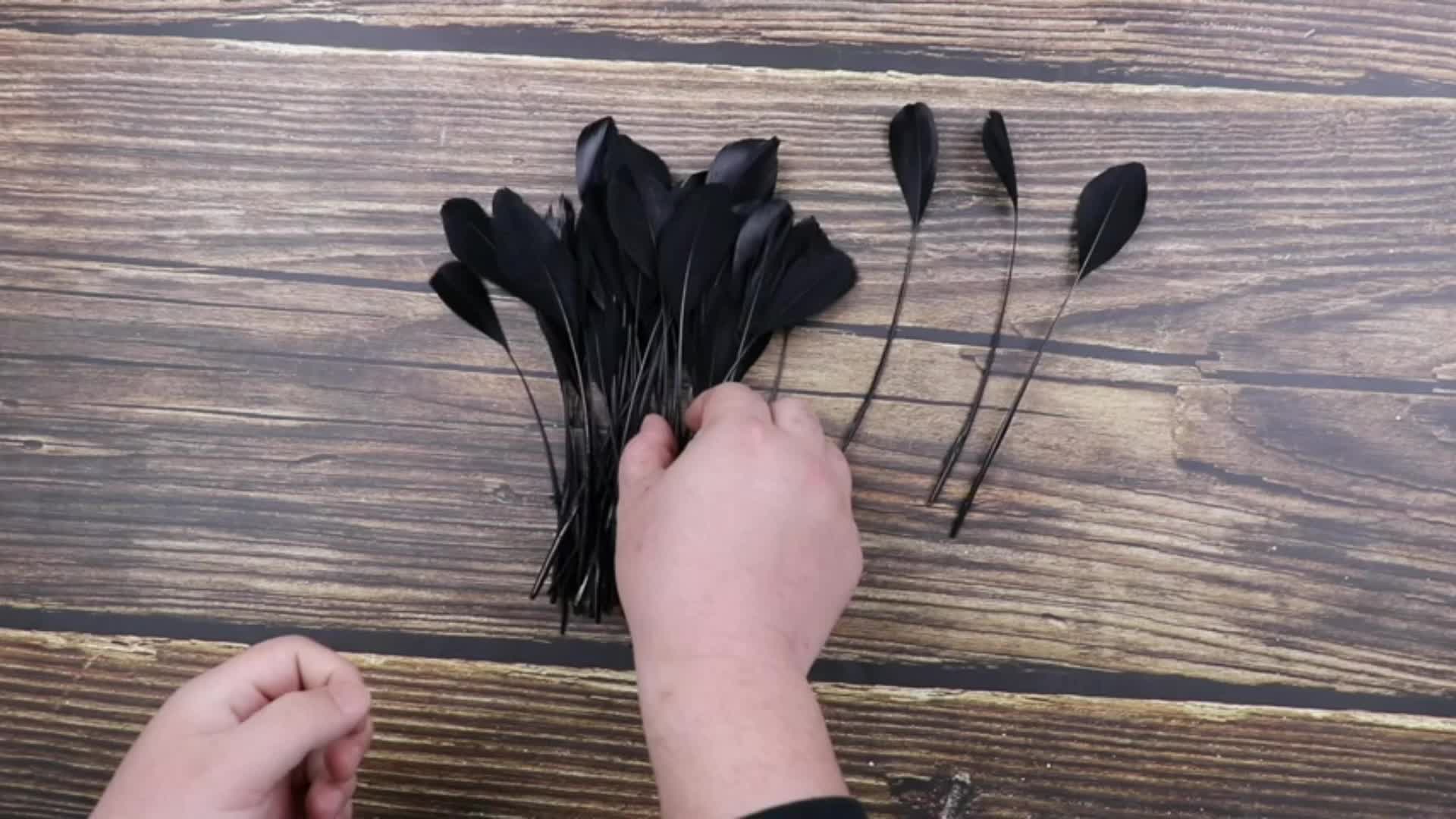 Black Feathers For Hats Making Fascinators Decoration - Temu