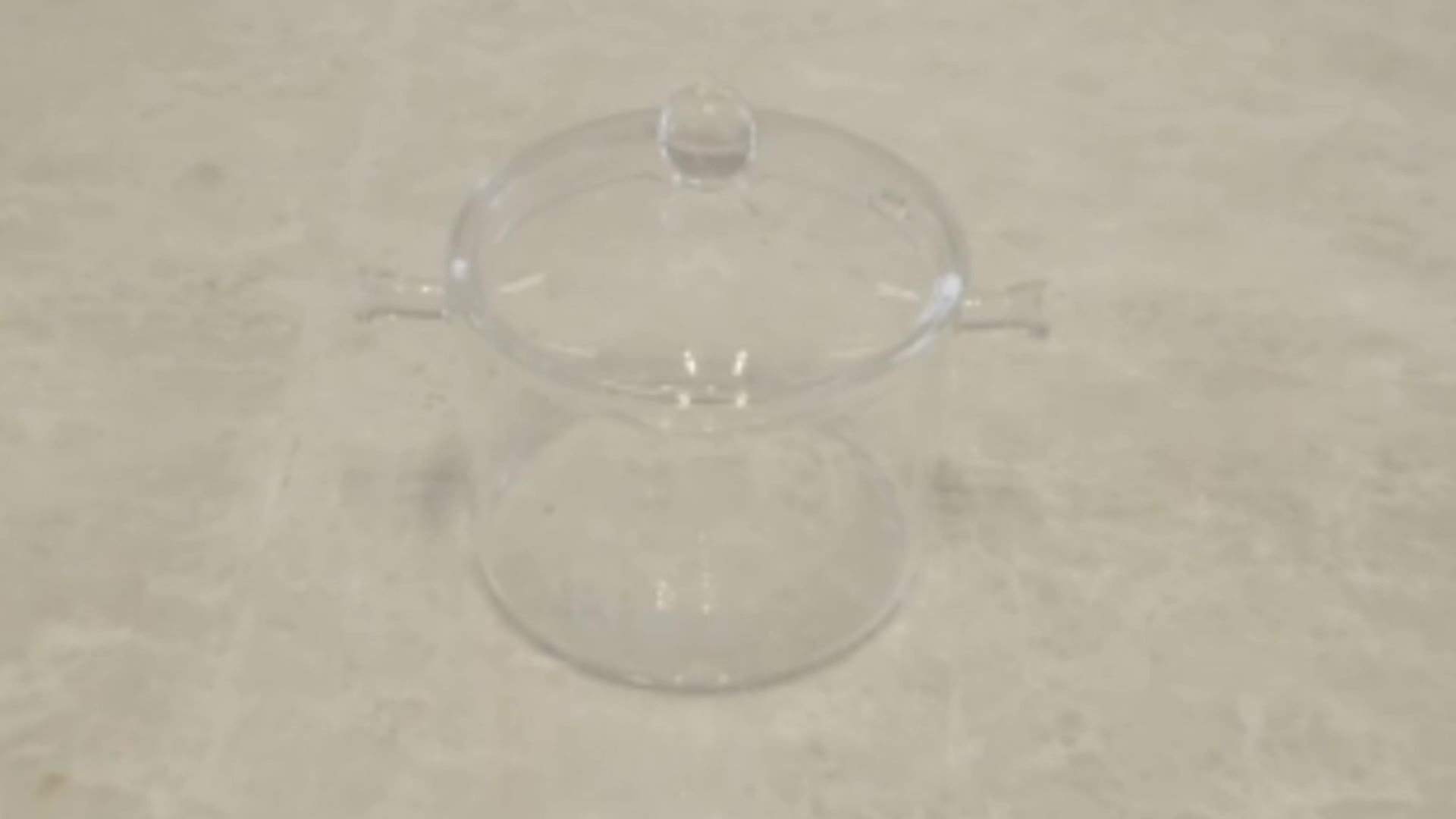 Pentole da cucina in vetro trasparente più spesse e più pesanti Pentola di  vetro aggiornata compatibile con l'uso su Open Flam
