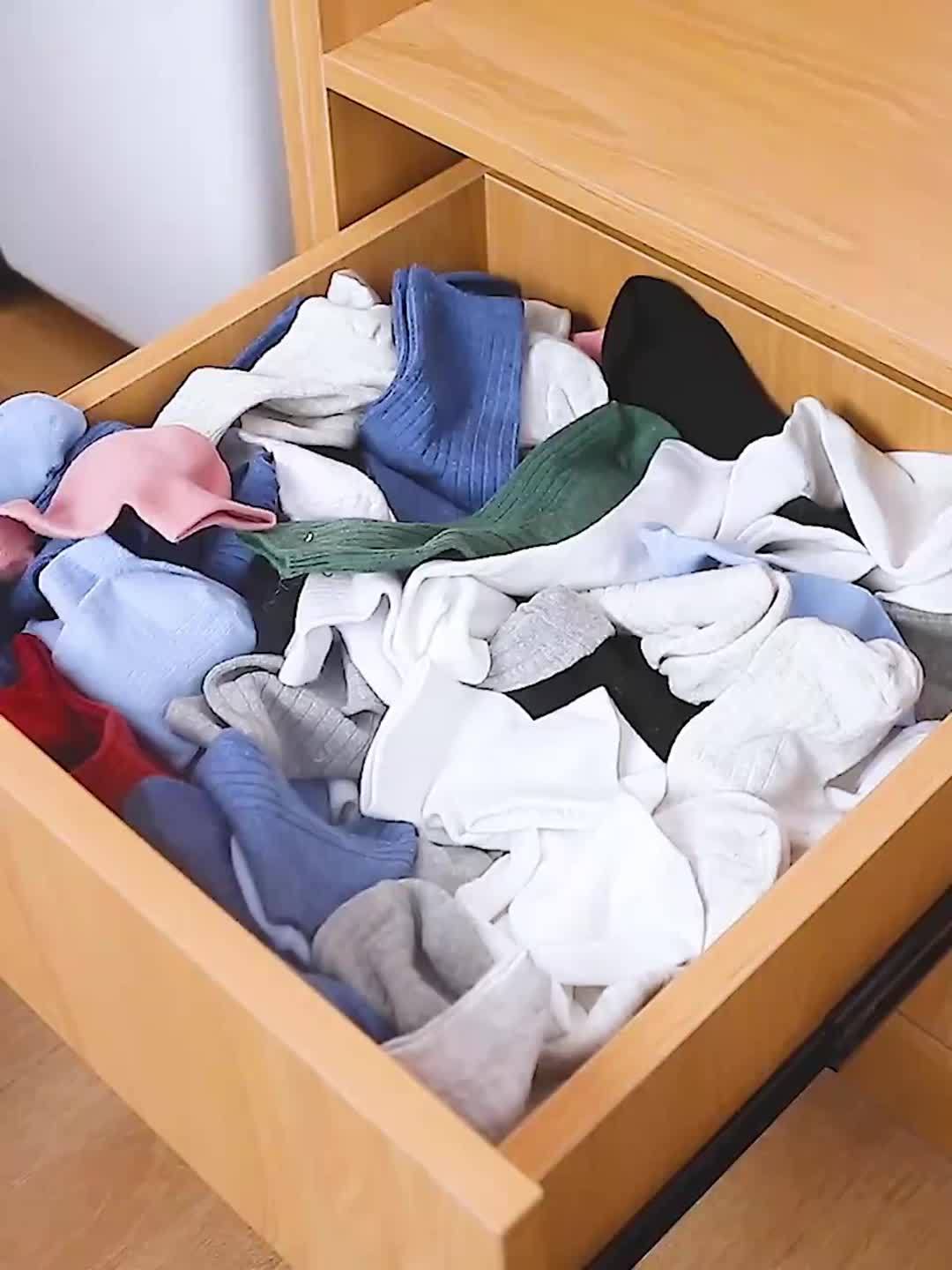 8 PCS Wardrobe Closet Organizer, Tshirt Organizer, Jeans Organizer, Drawer  Organizer Clothes (8PCS Premium:2Jeans+2Legging+Shirt+Panties+Sock+Bra)