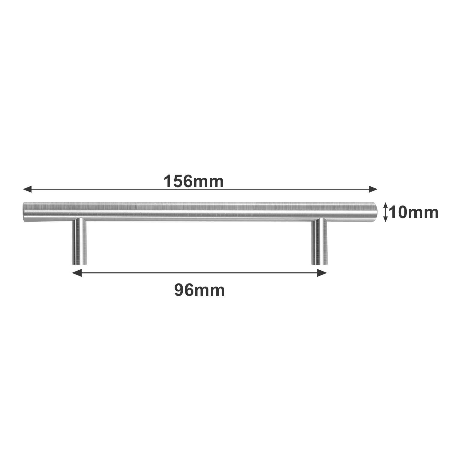 Image of Stainless Steel Handles, Furniture Handles, And Bar Counter Handles; Track-style Handles Suitable For Cabinets, Drawers, Wardrobes, And Cabinet Doors