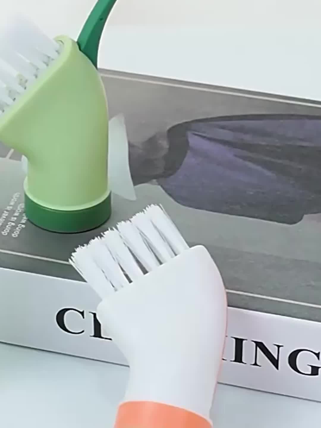 Multi-purpose Wet & Dry Cleaning Brush Connected To Mineral Water Bottle  Bathroom Gap Household Dead End Crevice Brush