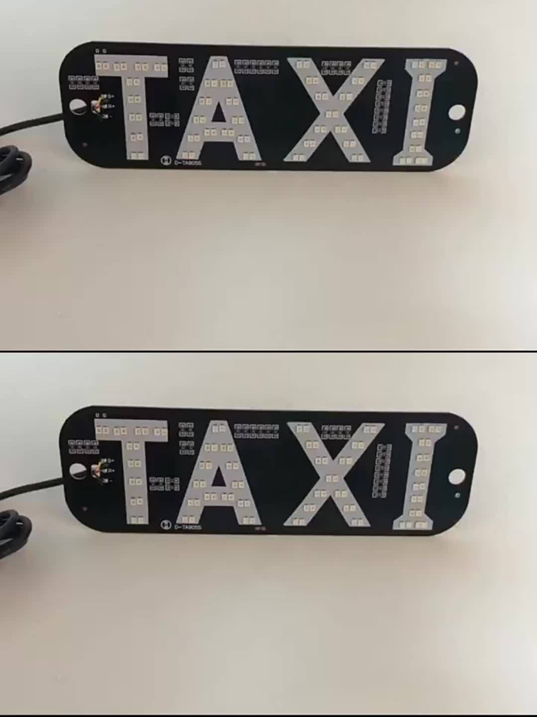 TAXI Auto USB Dual Color (Rot/Grün) Taxi Schild Licht Mietwagen