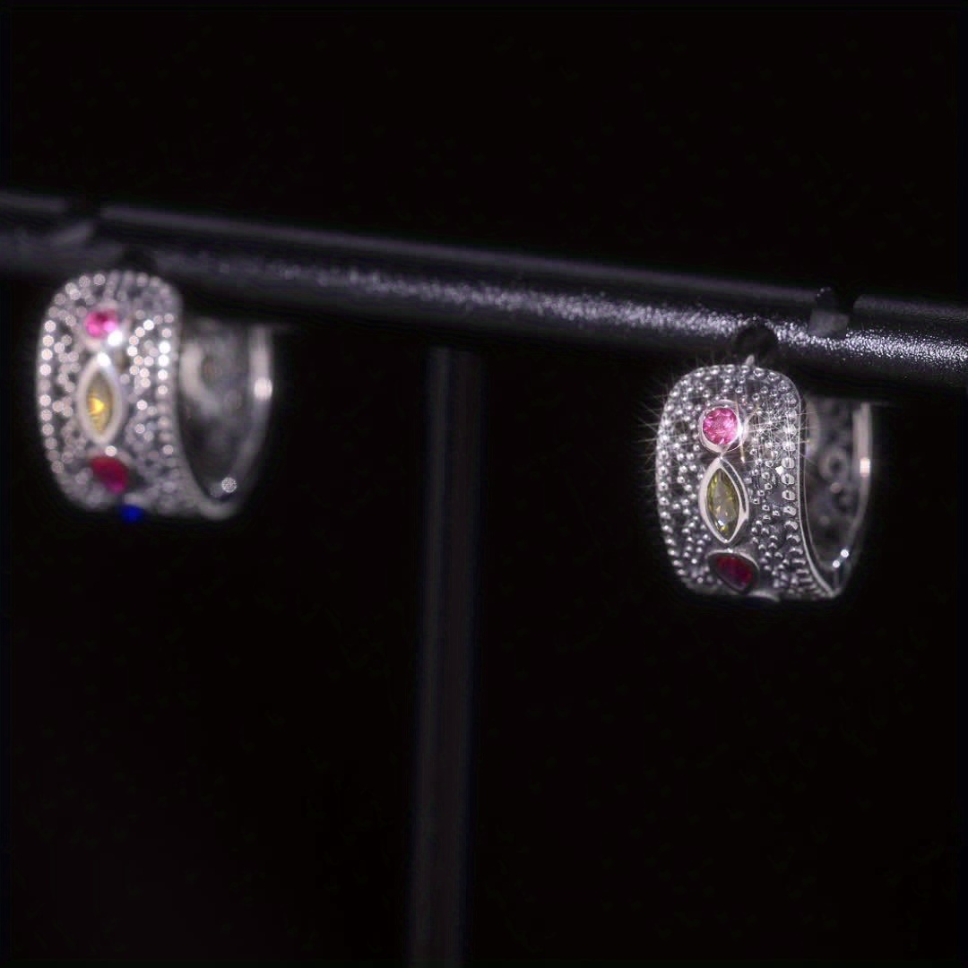 2pcs Women's Classic Retro Geometric Earrings