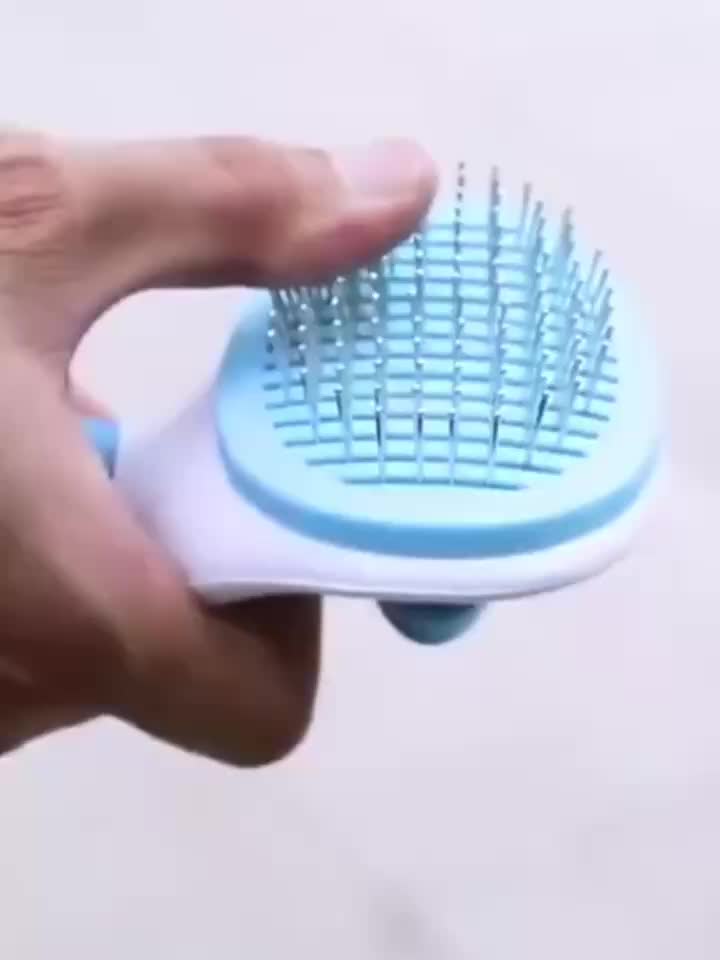 One-Click Slicker Brush for Pets
