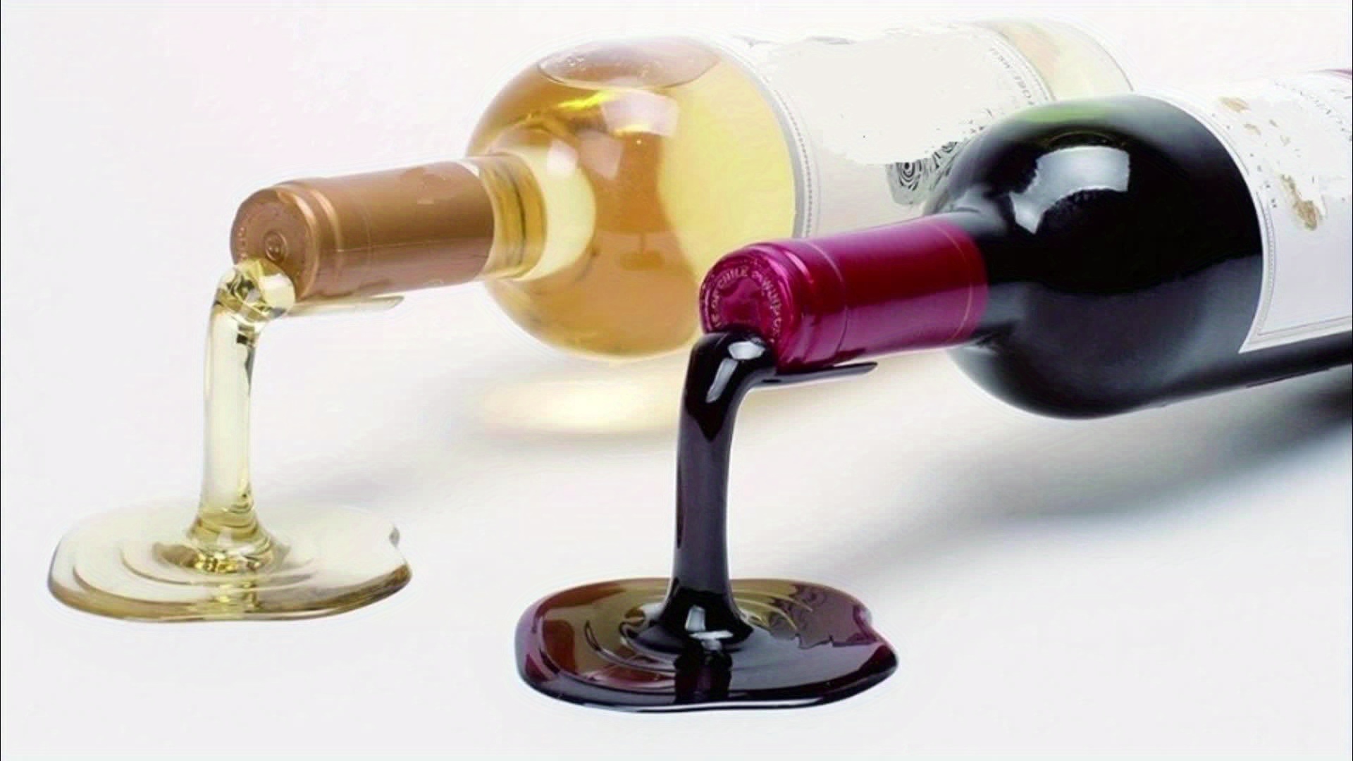 ワイン ボトルホルダー ディスプレイ オブジェ 白ワイン spilledwine ショップ - ワイン