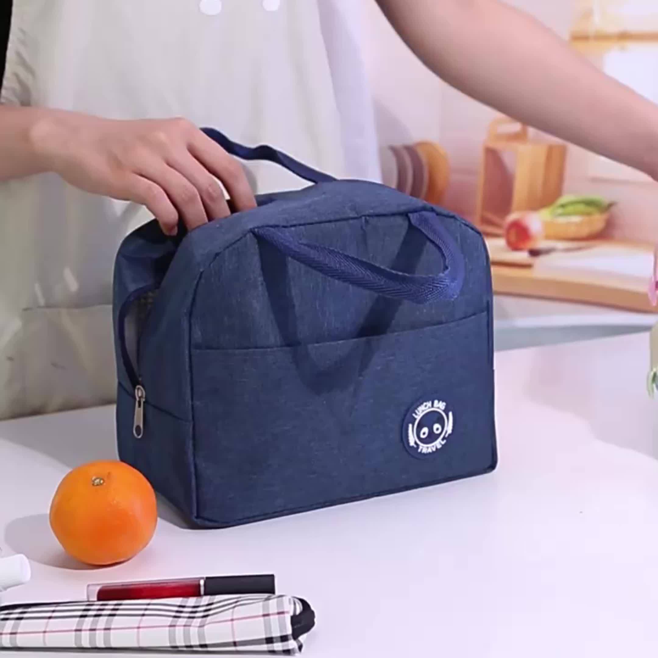 3pcs Portable Large Capacity Lunch Bag Set