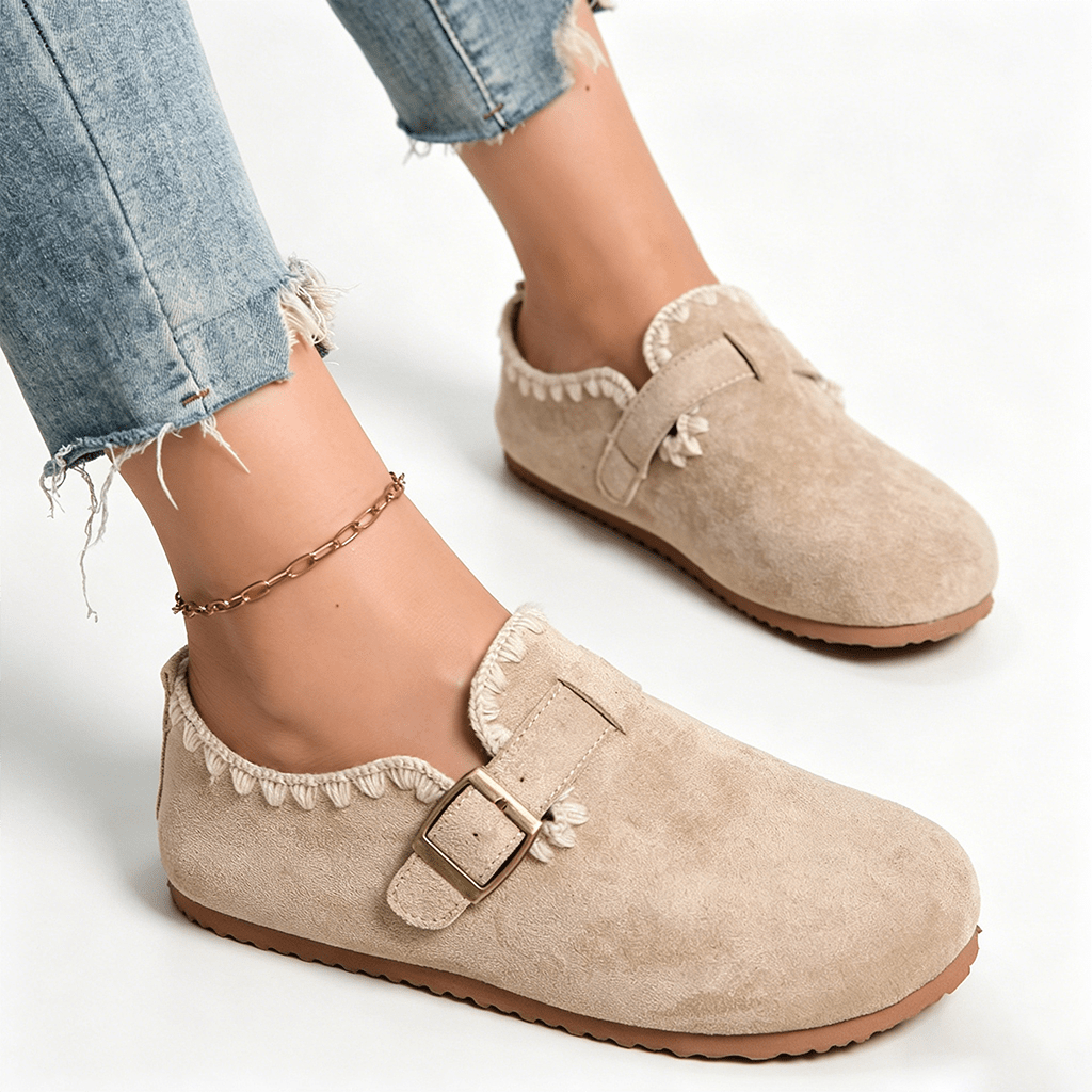TEMU Mules Mary Jane Respirantes Grande Taille pour Femmes, Semelle Souple, Confortables et Anti-Frottement, Design Pied, Polyvalentes pour les