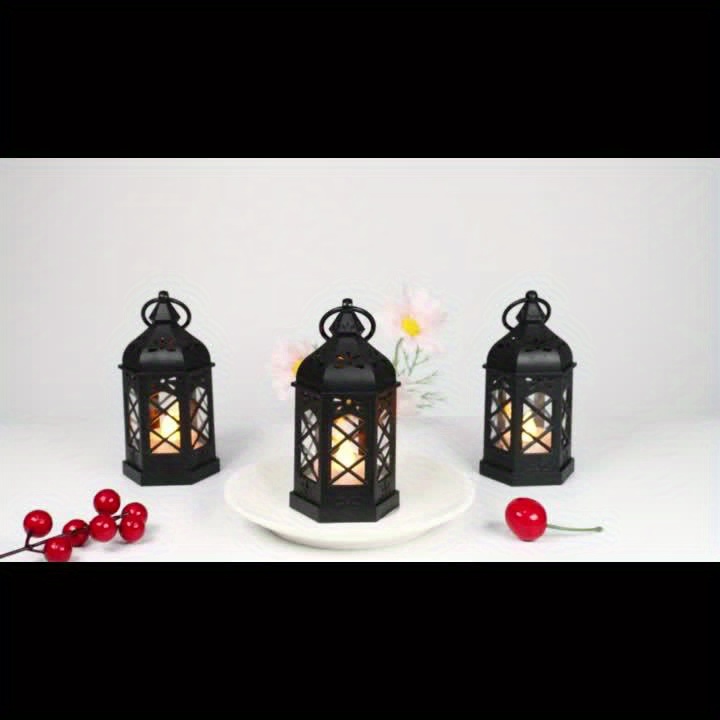 Hoolerry Lot De 24 Mini Lanternes Avec Bougies LED Vacillantes De