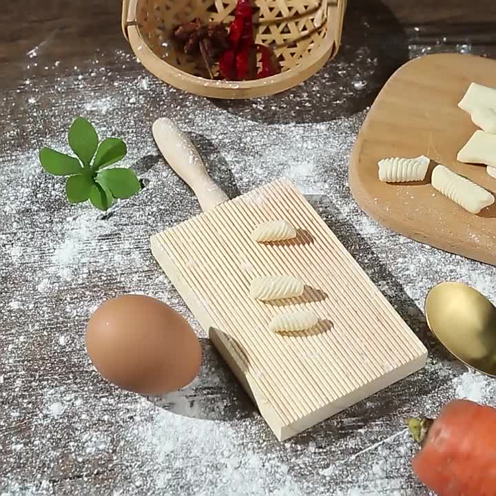 Butter & Gnocchi Making Kit, Wooden Gnocchi Boards