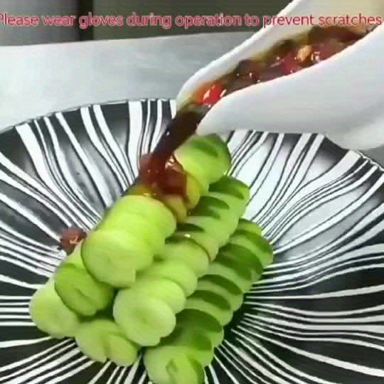 Khodiyar Black and Green Vegetables Spiral Cutter Slicer, For Kitchen