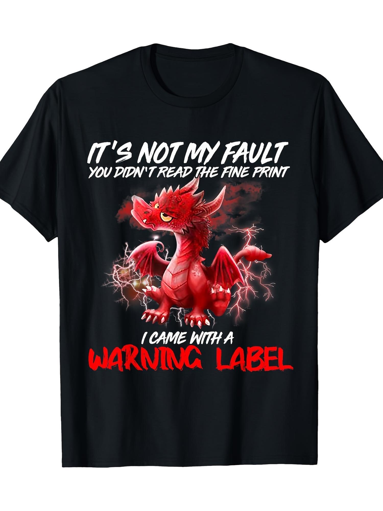 Mens Father Of Dragons Fun Smoky T-Shirt | Mother Of Dragons
