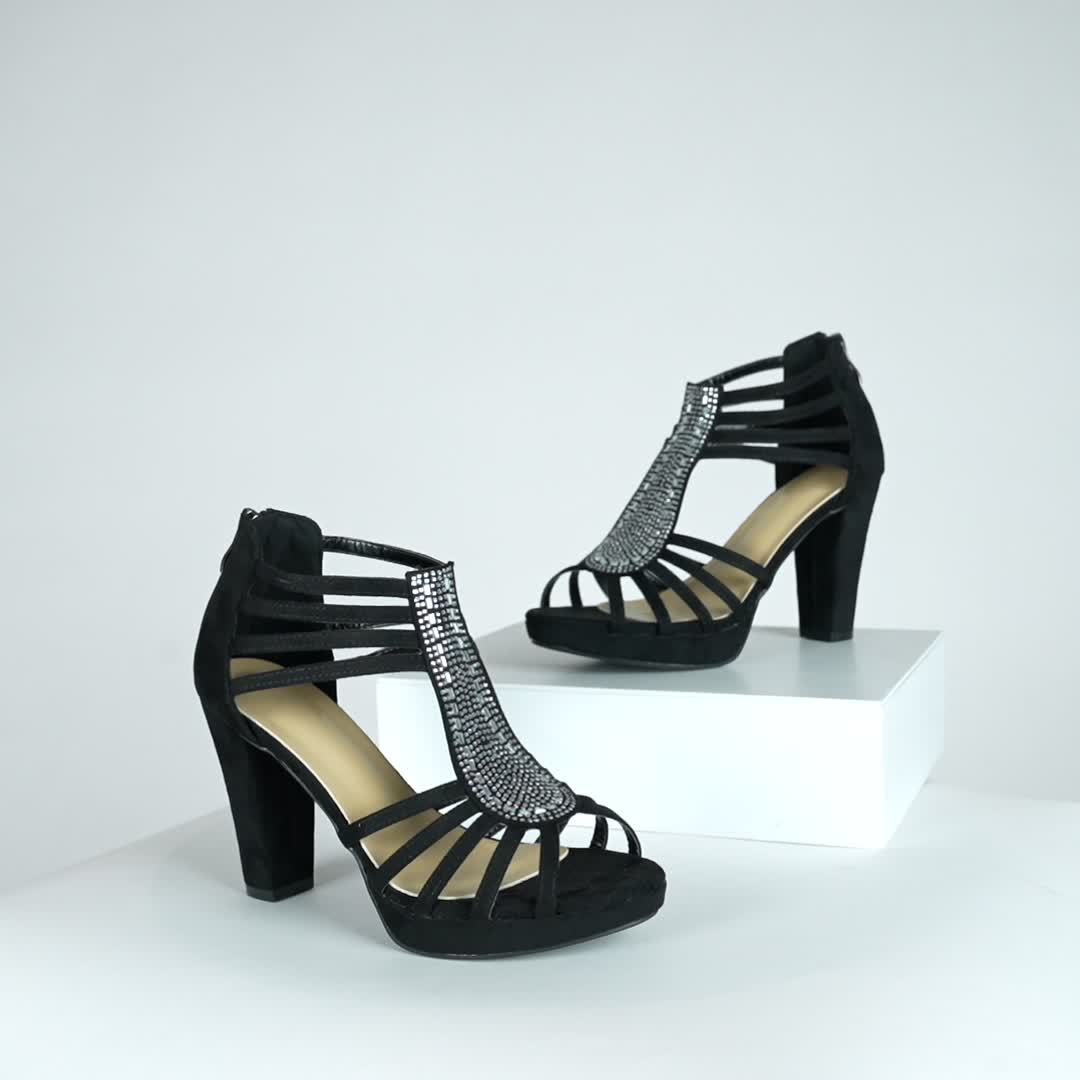 Transparent on sale heels koovs