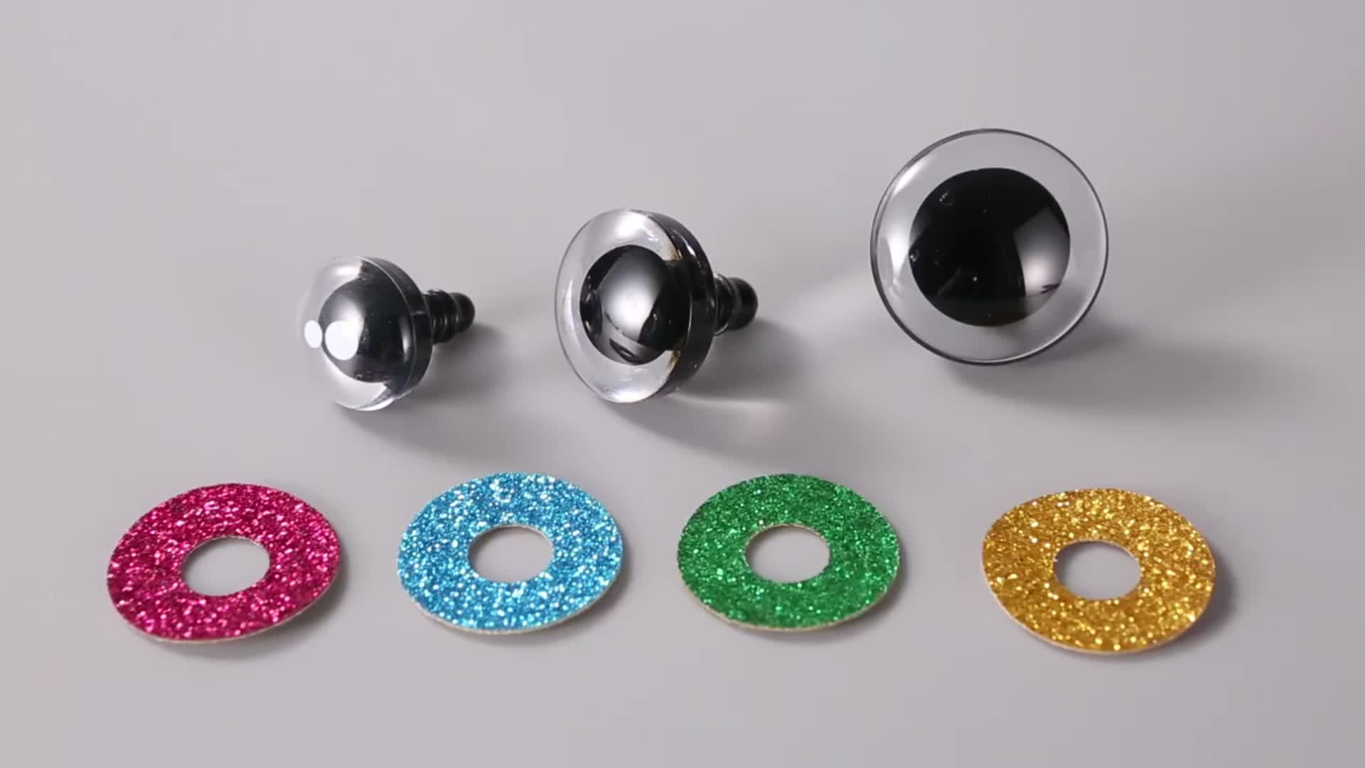 Doll House Accessories DESIGN 12mm14 16 18 20 25 30mm Cartoon 3D Glitter  Toy Safety Eyes Doll Pupil Eyes With Hard Washer D12 231023 From Men08,  $25.34