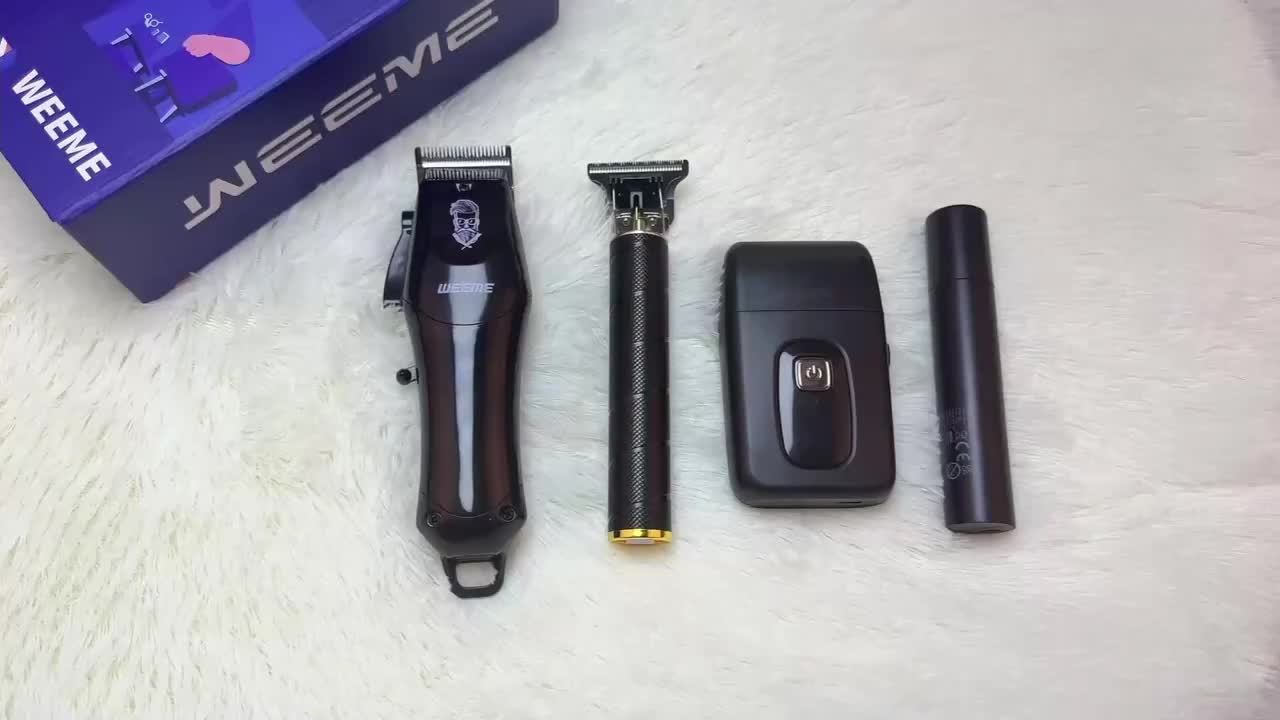 WEEME 4-delige Elektrische Haartrimmer Set