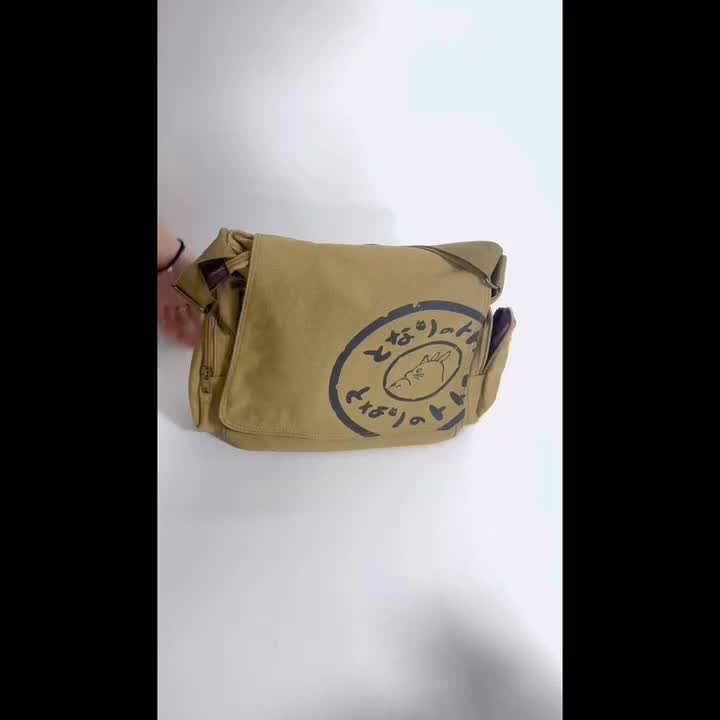 Canvas Totoro Messenger Bag